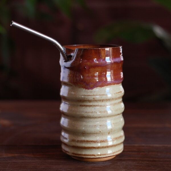 Straw Tumbler-Rustic