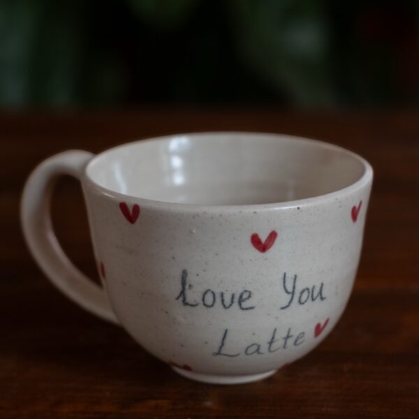 Love u latte mug