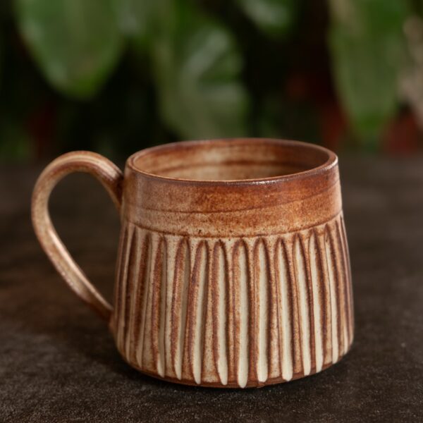 Stripe rustic mug