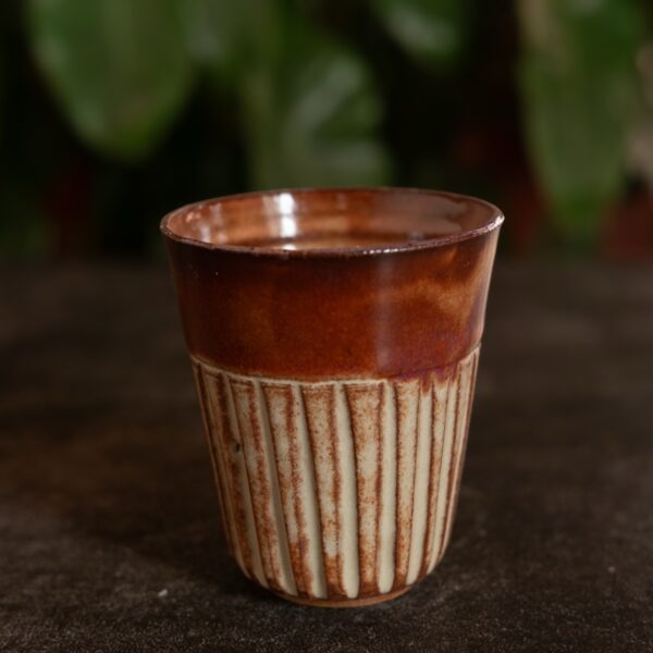 Tea tumbler rustic